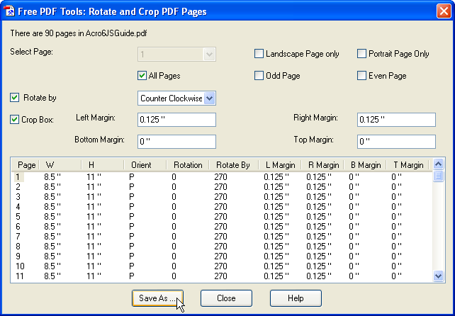 Free Pdf Editor Tools Rotate Or Crop Pdf Pages Online Desktop
