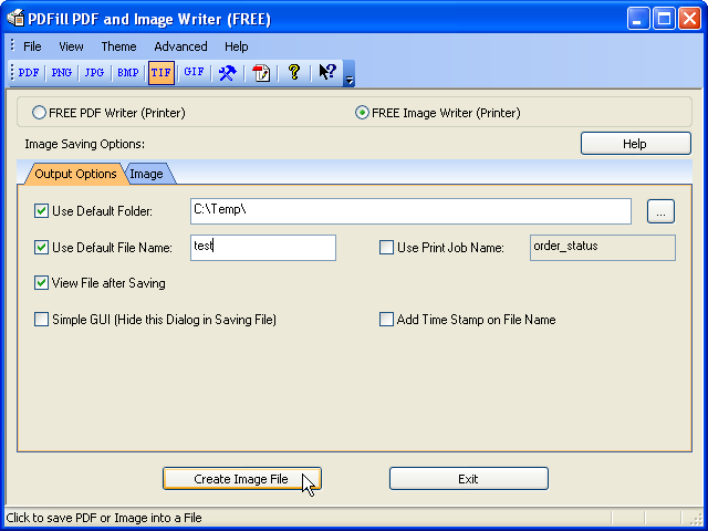 detekterbare Articulation Banke FREE Image Writer, Printer, Creator or Converter for FREE Image